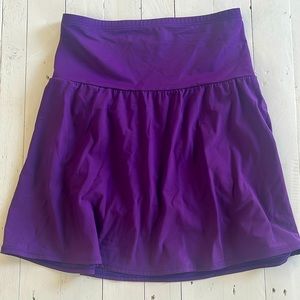 Lands End high-waisted swim skirt, 14